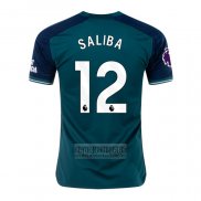 Camiseta De Futbol Arsenal Jugador Saliba Tercera 2023-2024