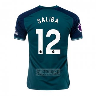 Camiseta De Futbol Arsenal Jugador Saliba Tercera 2023-2024