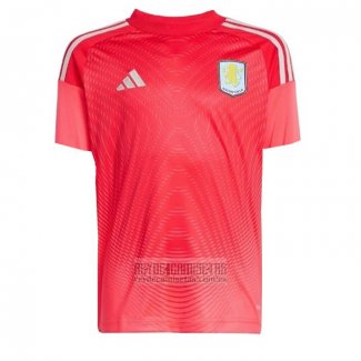 Camiseta De Futbol Aston Villa Portero 2025-2026 Rojo