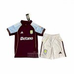Camiseta De Futbol Aston Villa Primera Nino 2025-2026