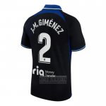 Camiseta De Futbol Atletico Madrid Jugador J.M.Gimenez Segunda 2022-2023