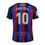 Camiseta De Futbol Barcelona Jugador Ansu Fati Primera 2022-2023