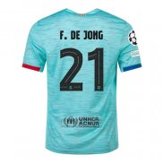 Camiseta De Futbol Barcelona Jugador F.De Jong Tercera 2022-2023