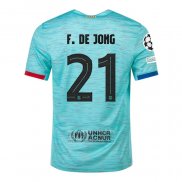 Camiseta De Futbol Barcelona Jugador F.De Jong Tercera 2023-2024