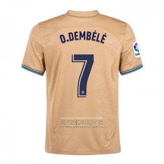 Camiseta De Futbol Barcelona Jugador O.Dembele Segunda 2022-2023