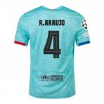 Camiseta De Futbol Barcelona Jugador R.Araujo Tercera 2023-2024