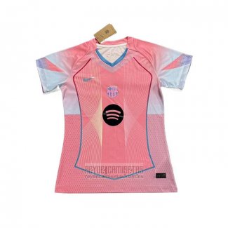 Camiseta De Futbol Barcelona Special Mujer 2025-2026 Rosa