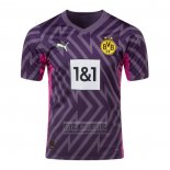 Camiseta De Futbol Borussia Dortmund Portero 2023-2024 Purpura