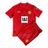 Camiseta De Futbol Borussia Dortmund Portero Nino 2022-2023 Rojo