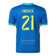 Camiseta De Futbol Brasil Jugador Endrick Segunda 2024