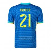 Camiseta De Futbol Brasil Jugador Endrick Segunda 2024