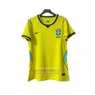Camiseta De Futbol Brasil Primera Mujer 2026