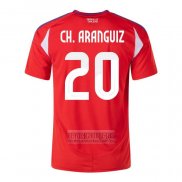 Camiseta De Futbol Chile Jugador Ch.Aranguiz Primera 2024