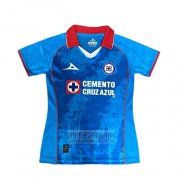 Camiseta De Futbol Cruz Azul Cup Primera Mujer 2025-2026