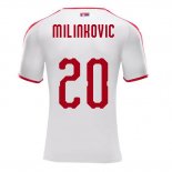 Camiseta De Futbol Serbia Jugador Milinkovic Segunda 2018