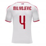 Camiseta De Futbol Serbia Jugador Milivojevic Segunda 2018