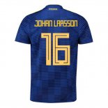 Camiseta De Futbol Suecia Jugador Johan Larsson Segunda 2018