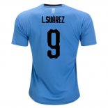 Camiseta De Futbol Uruguay Jugador L.suarez Primera 2018