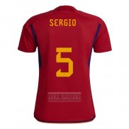Camiseta De Futbol Espana Jugador Sergio Primera 2022