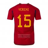 Camiseta De Futbol Espana Jugador Yeremi Primera 2022