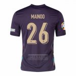 Camiseta De Futbol Inglaterra Jugador Mainoo Segunda 2024