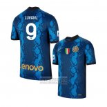 Camiseta De Futbol Inter Milan Jugador Lukaku Primera 2021-2022