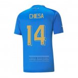 Camiseta De Futbol Italia Jugador Chiesa Primera 2022