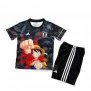 Camiseta De Futbol Japon Dragon Ball Nino 2025-2026 Negro