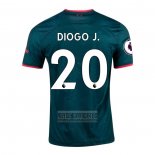 Camiseta De Futbol Liverpool Jugador Diogo J. Segunda 2022-2023