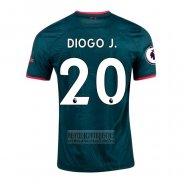 Camiseta De Futbol Liverpool Jugador Diogo J. Tercera 2022-2023