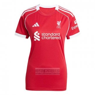 Camiseta De Futbol Liverpool Primera Mujer 2025-2026