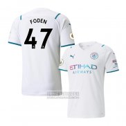 Camiseta De Futbol Manchester City Jugador Foden Segunda 2021-2022