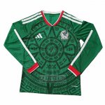 Camiseta De Futbol Mexico Primera Manga Larga 2026