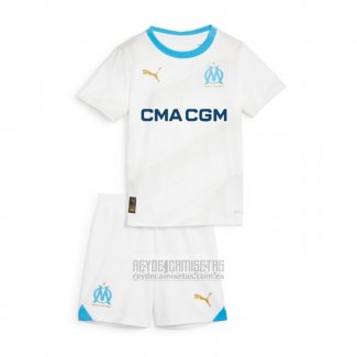 Camiseta De Futbol Olympique Marsella Primera Nino 2023-2024