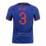 Camiseta De Futbol Paises Bajos Jugador De Ligt Segunda 2022