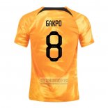 Camiseta De Futbol Paises Bajos Jugador Gakpo Primera 2022