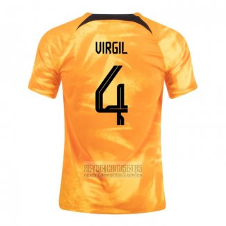 Camiseta De Futbol Paises Bajos Jugador Virgil Primera 2022