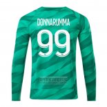 Camiseta De Futbol Paris Saint-Germain Jugador Donnarumma Portero Manga Larga 2023-2024 Verde