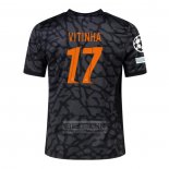 Camiseta De Futbol Paris Saint-Germain Jugador Vitinha Tercera 2023-2024