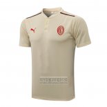 Camiseta De Futbol Polo del AC Milan 2021-2022 Amarillo