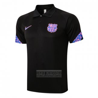 Camiseta De Futbol Polo del Barcelona 2022-2023 Negro