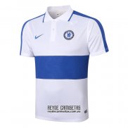 Camiseta De Futbol Polo del Chelsea 2020-2021 Blanco