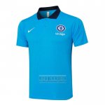 Camiseta De Futbol Polo del Chelsea 2024-2025 Azul