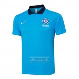 Camiseta De Futbol Polo del Chelsea 2024-2025 Azul