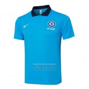 Camiseta De Futbol Polo del Chelsea 2024-2025 Azul