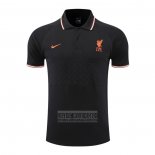 Camiseta De Futbol Polo del Liverpool 2022-2023 Negro