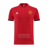 Camiseta De Futbol Polo del Manchester United 2023-2024 Rojo