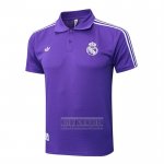Camiseta De Futbol Polo del Real Madrid 2025-2026 Purpura