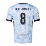 Camiseta De Futbol Portugal Jugador B.Fernandes Segunda 2020-2021
