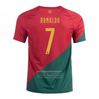 Camiseta De Futbol Portugal Jugador Ronaldo Primera 2022